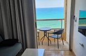 Blue Weiss Hotel Residence 2 rooms 55m2 Terrace 12m2 Sea view Lift Apartment for sale in Netanya