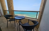 Blue Weiss Hotel Residence 2 rooms 55m2 Terrace 12m2 Sea view Lift Apartment for sale in Netanya